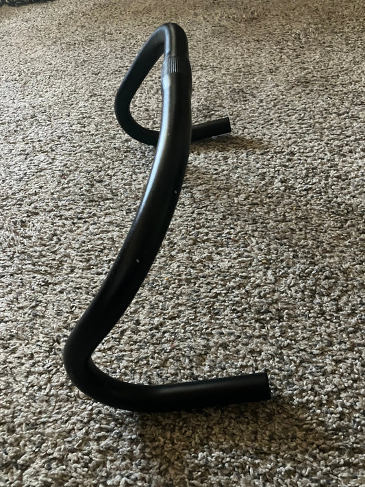 SENQI Aluminum Alloy Drop Track Road Bike Handlebar, 25.4mm Clamp 420mm Width Black Fixie Fixed Gear Track Bike FGFS Fixed Gear Freestyle DannyStarkRidesFixed.Shop