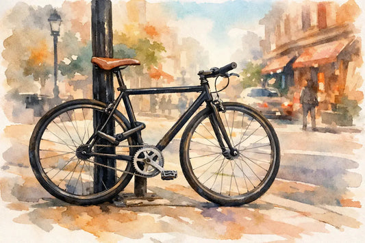 How to Lock a Bike in City Streets