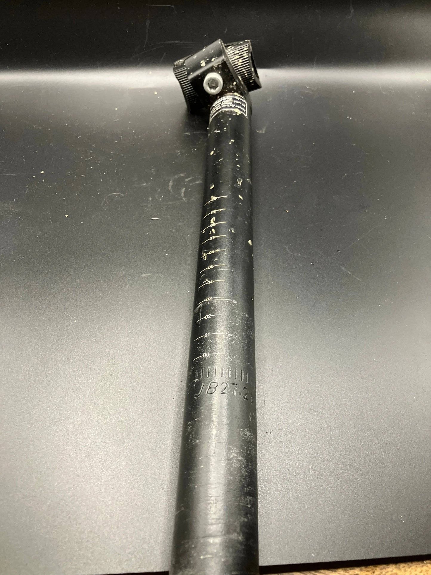 Black 27.2mm Seat post DannyStarkRidesFixedShop