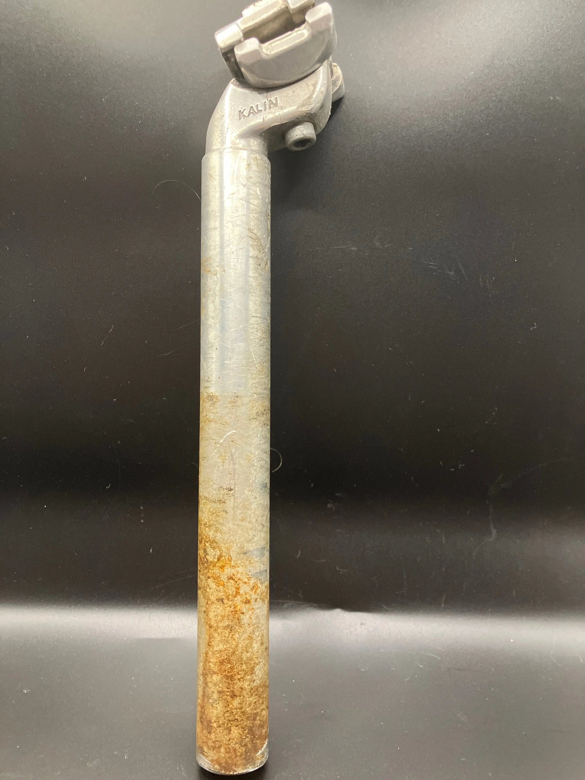 Kalin Silver Seat Post 26.8mm DannyStarkRidesFixedShop