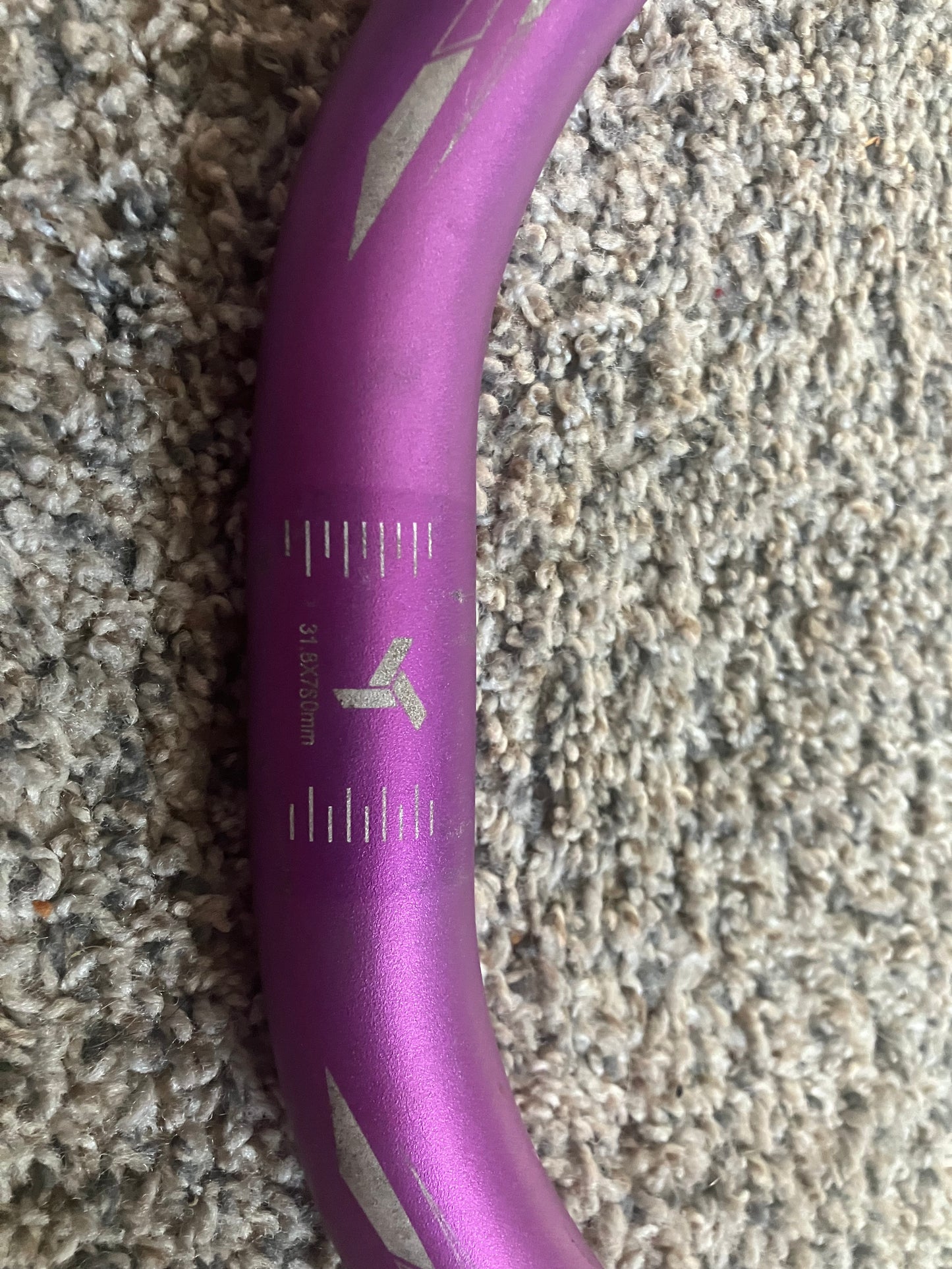 Purple Wake Components Riser Bar Handlebars 31.8 x780mm