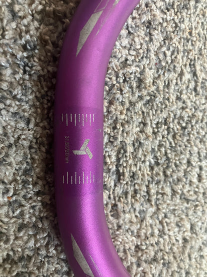 Purple Wake Components Riser Bar Handlebars 31.8 x780mm