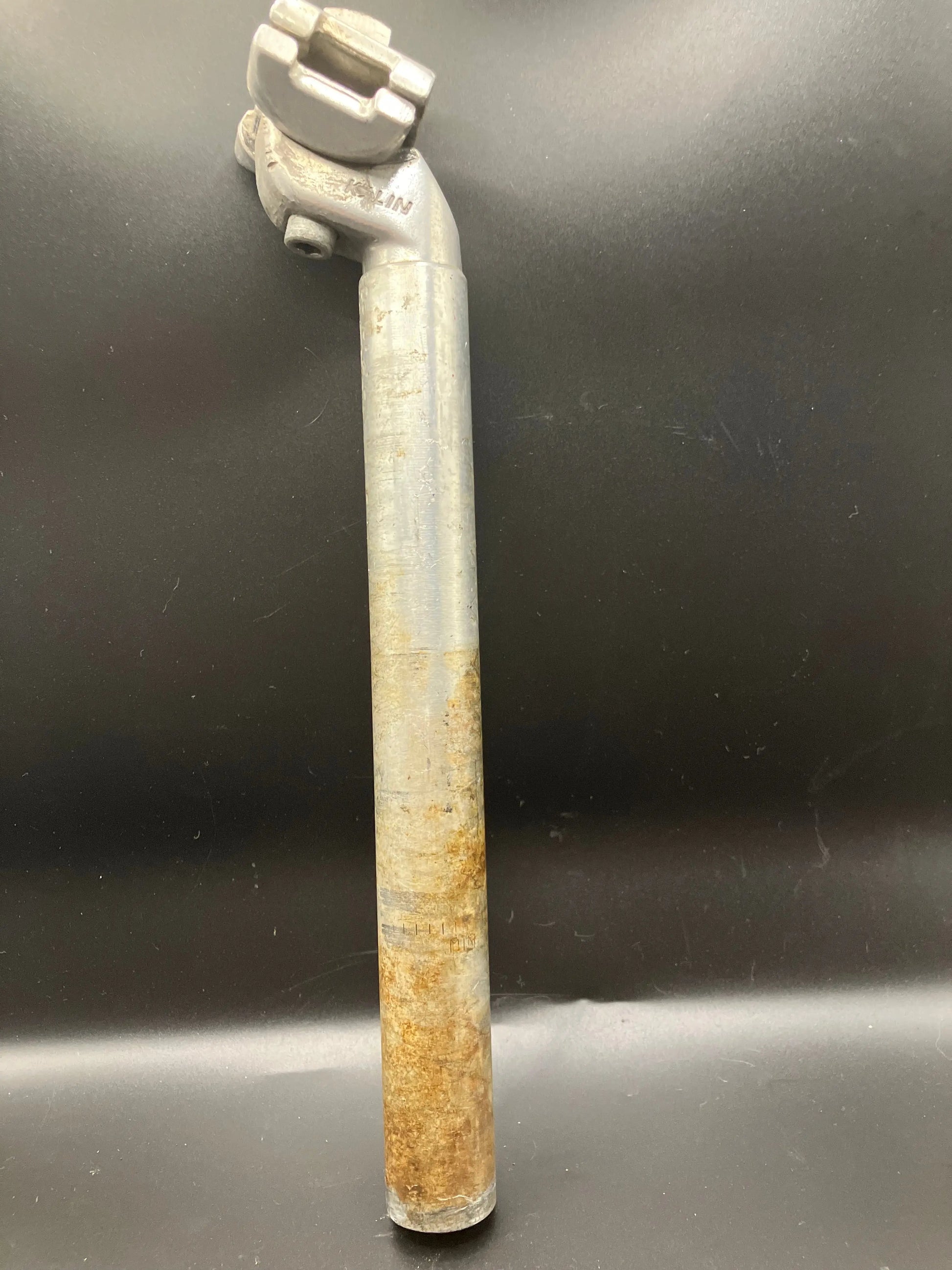 Kalin Silver Seat Post 26.8mm DannyStarkRidesFixedShop