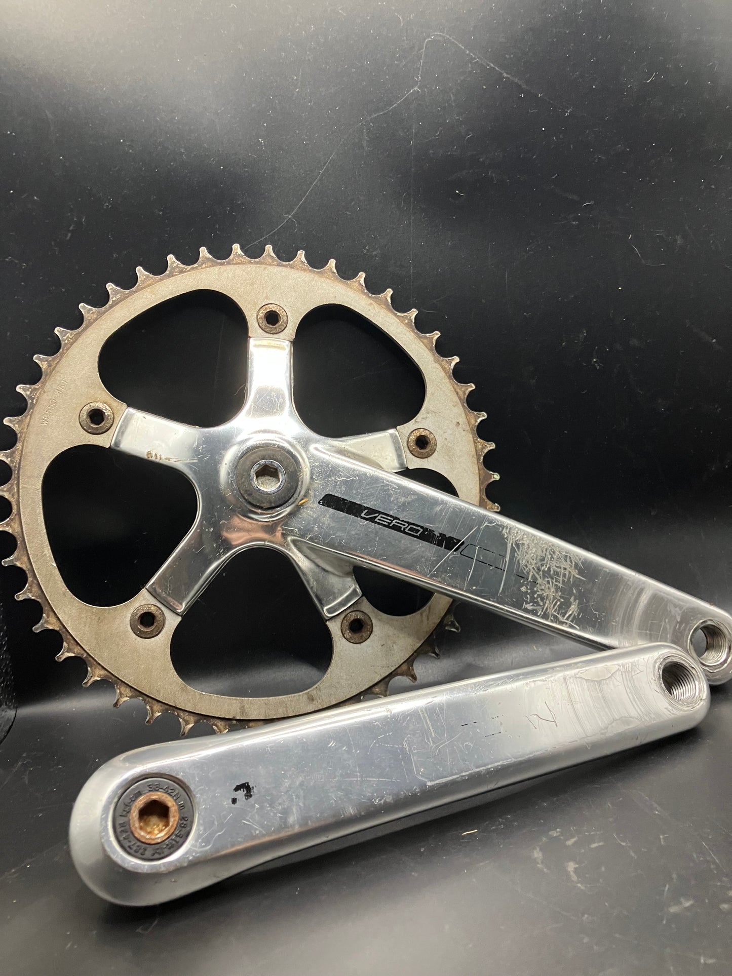 FSA vero rpm bike crankset single speed fixed gear track bike 46T chainring 175