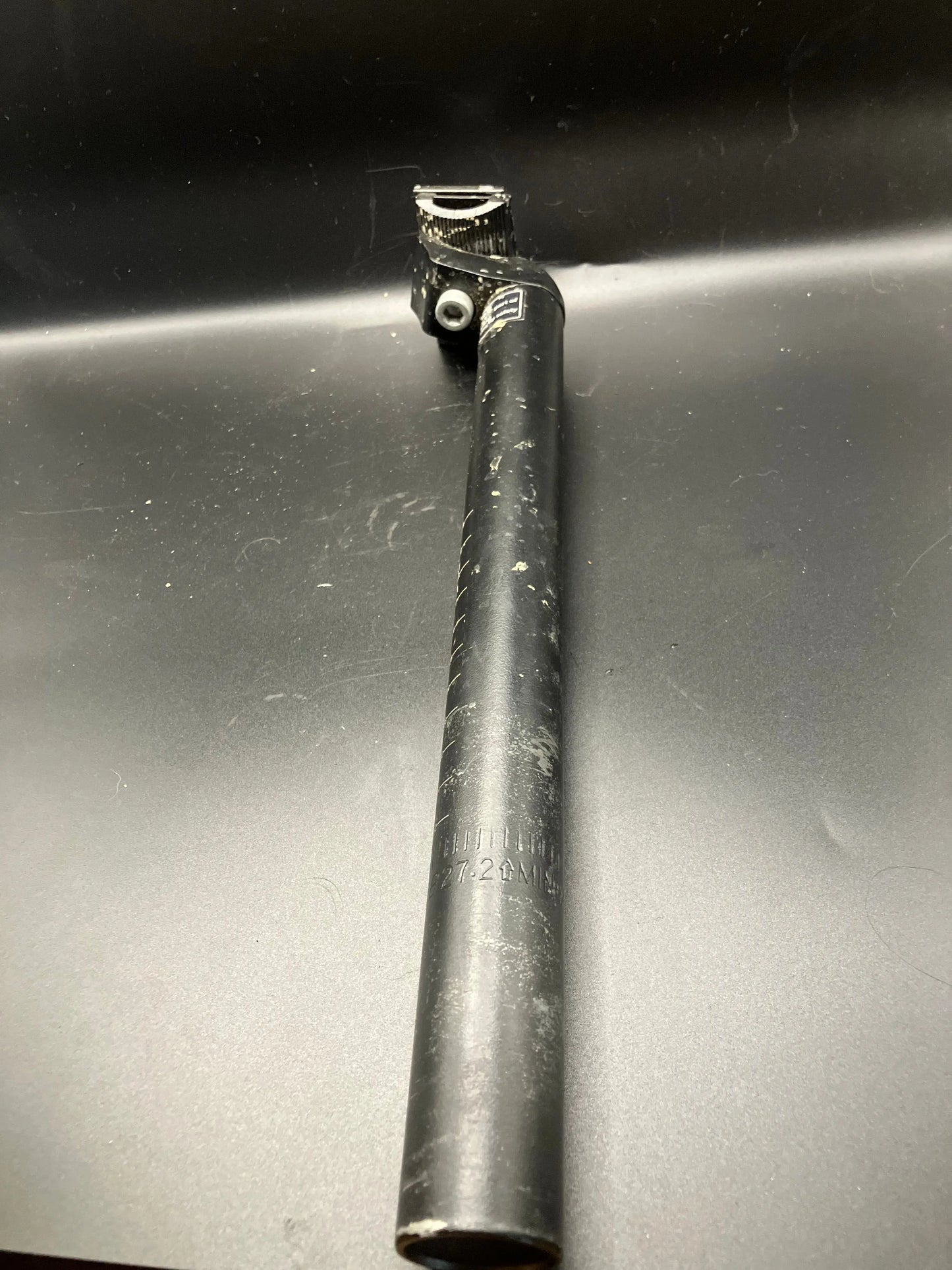 Black 27.2mm Seat post DannyStarkRidesFixedShop