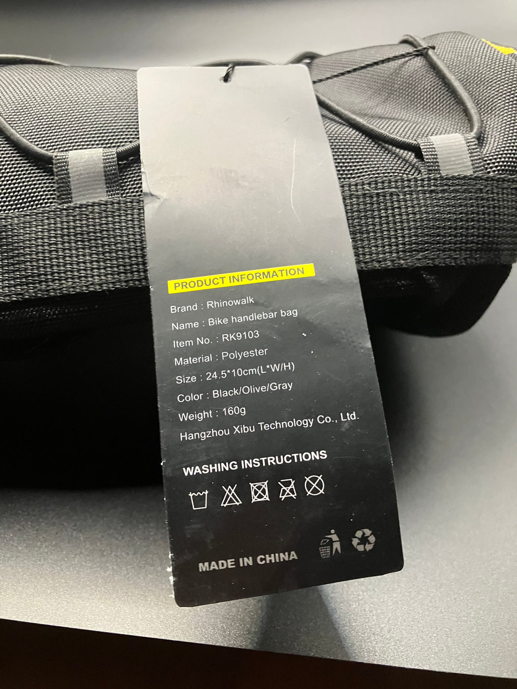 NWT - Rinowalk Bike Handlebar Bag