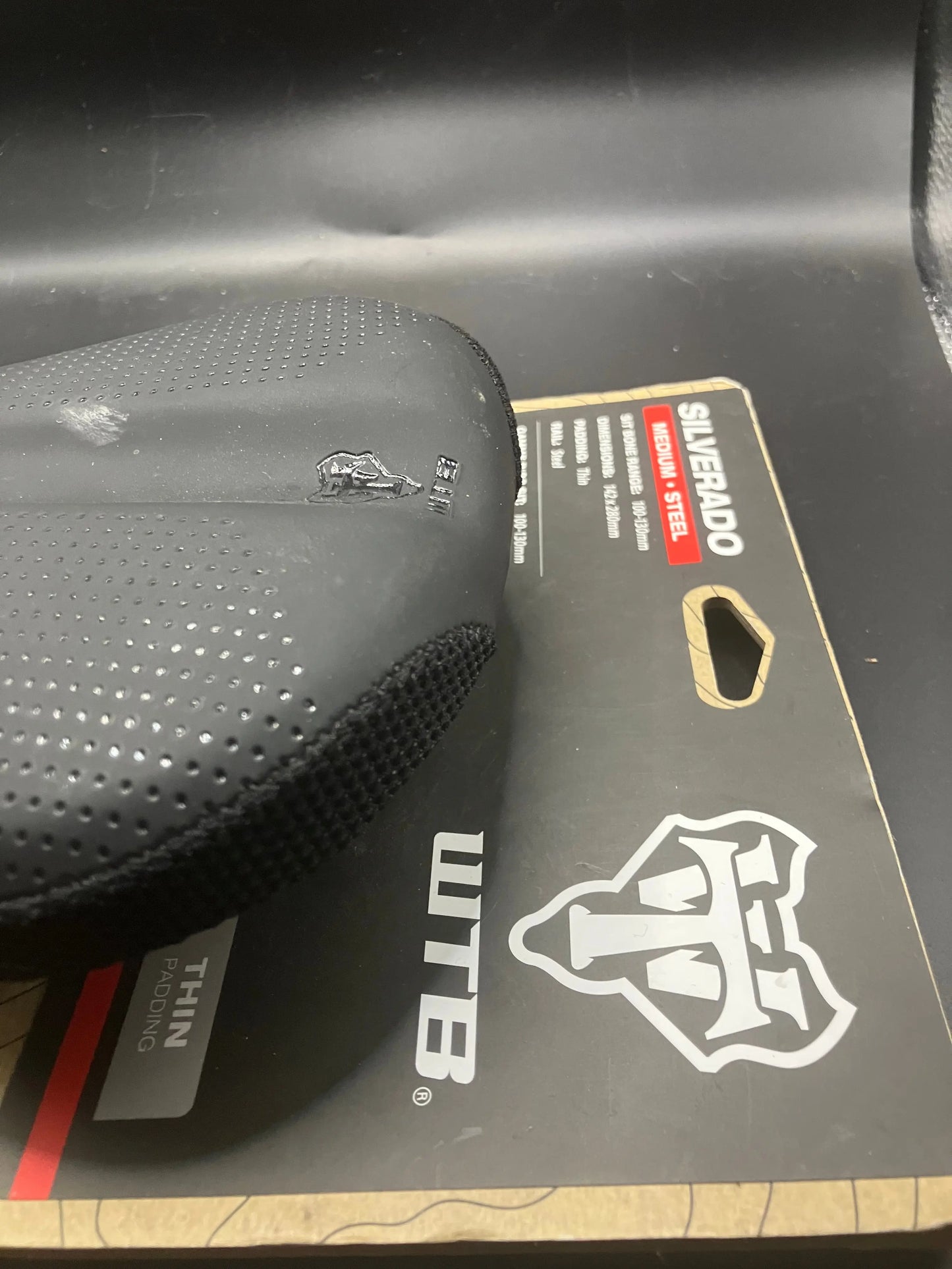 WTB Silverado Saddle - Carbon/Black - New (With Rip) DannyStarkRidesFixedShop
