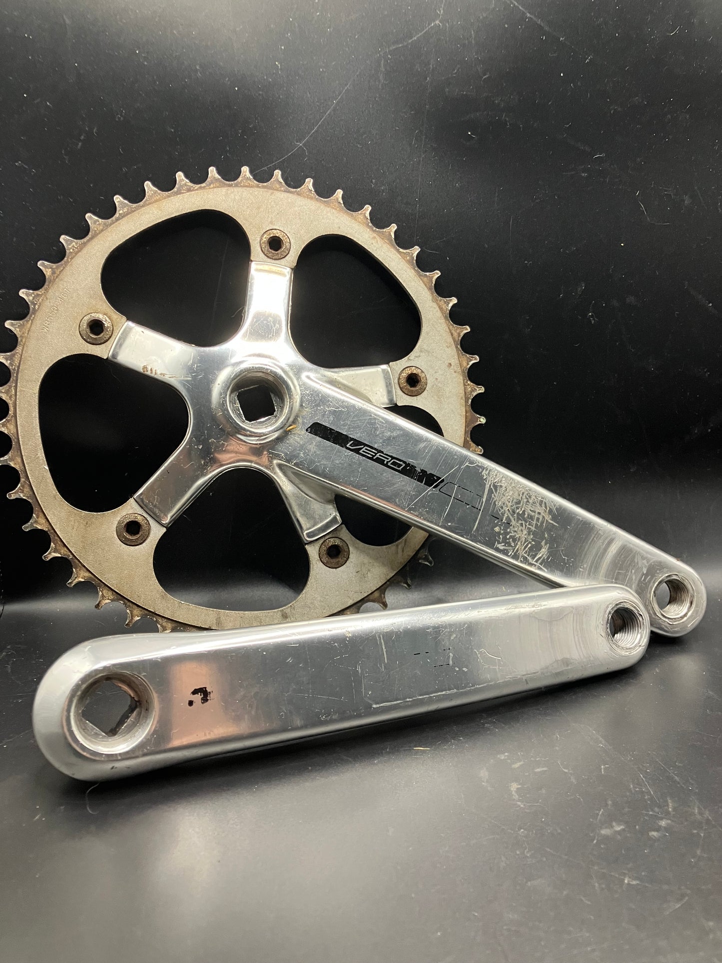 FSA vero rpm bike crankset single speed fixed gear track bike 46T chainring 175