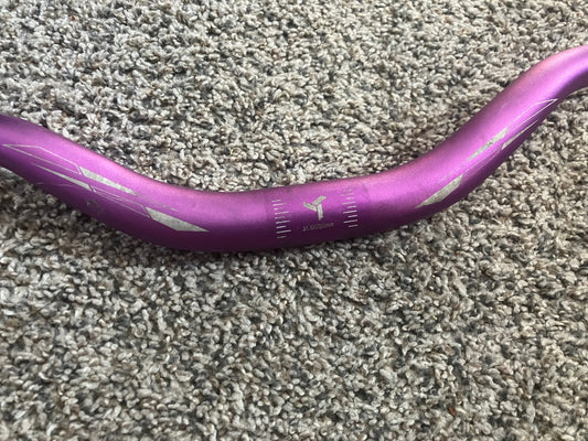 Purple Wake Components Riser Bar Handlebars 31.8 x780mm