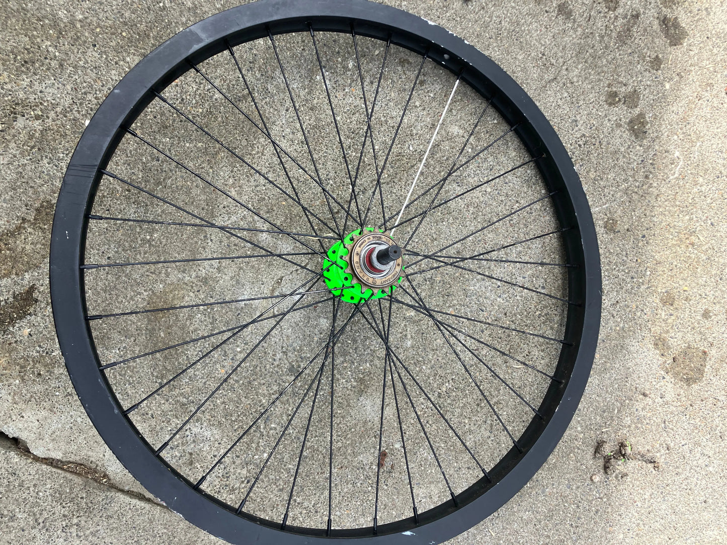 Pure Fixed Cycles - 26” FGFS fixed Gear Freestyle Wheel Flipflop Hub 16T Cog/Freewheel DannyStarkRidesFixedShop