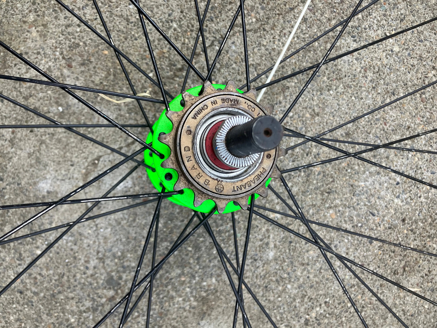 Pure Fixed Cycles - 26” FGFS fixed Gear Freestyle Wheel Flipflop Hub 16T Cog/Freewheel DannyStarkRidesFixedShop