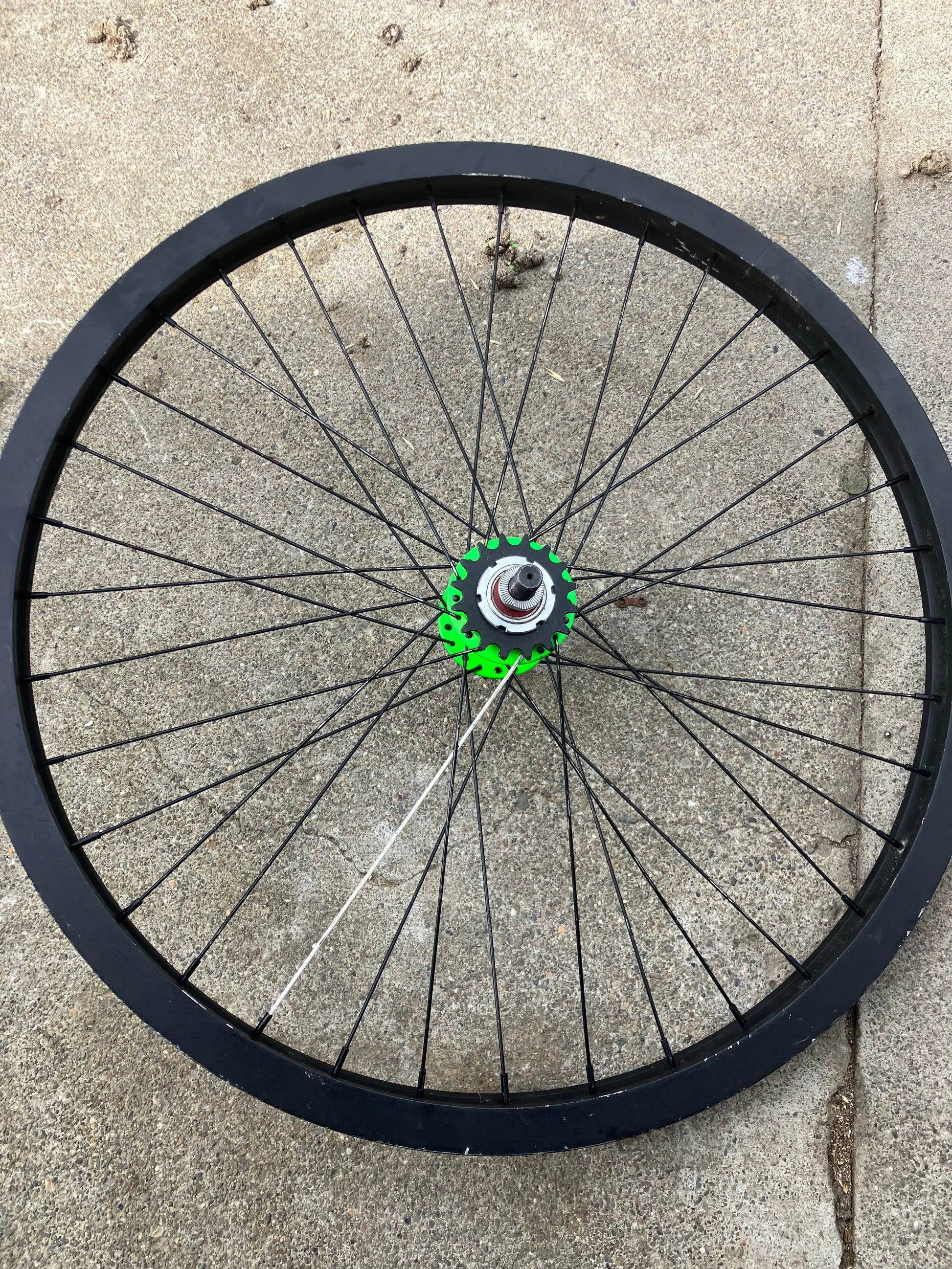 Pure Fixed Cycles - 26” FGFS fixed Gear Freestyle Wheel Flipflop Hub 16T Cog/Freewheel DannyStarkRidesFixedShop