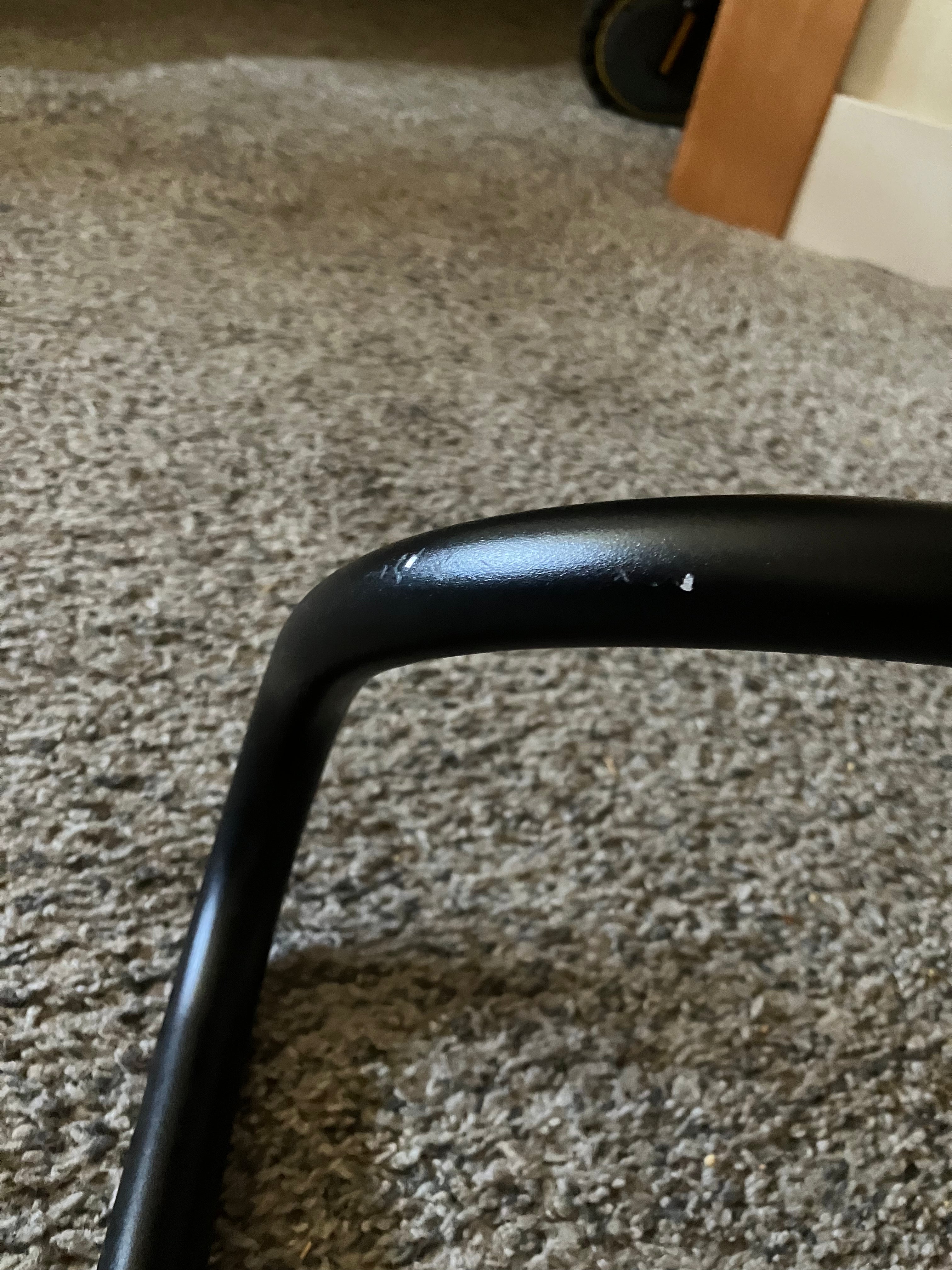 SENQI Aluminum Alloy Drop Track Road Bike Handlebar, 25.4mm Clamp 420mm Width Black